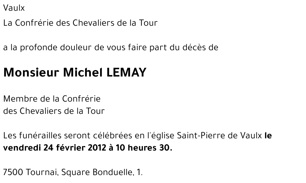 Michel LEMAY