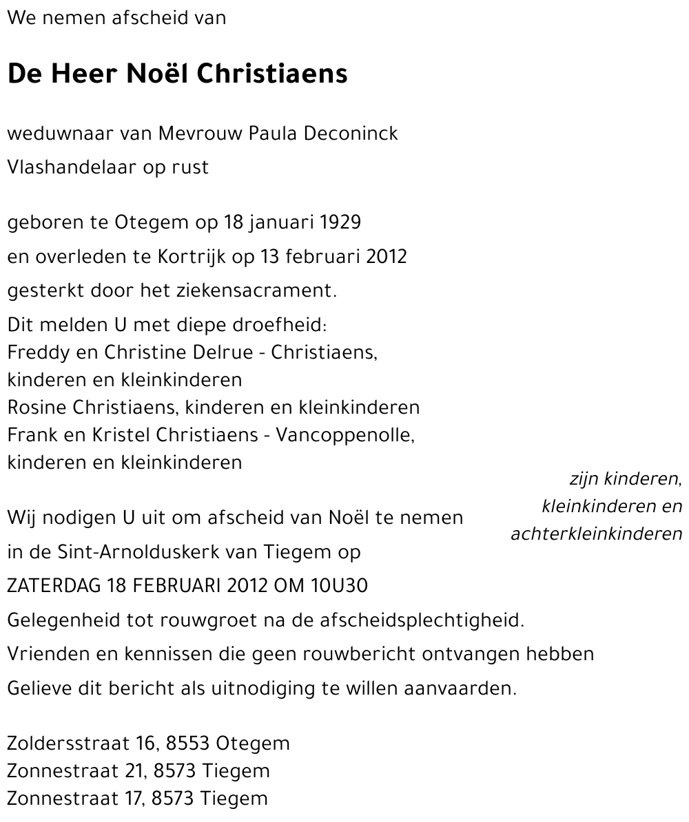 Noël Christiaens