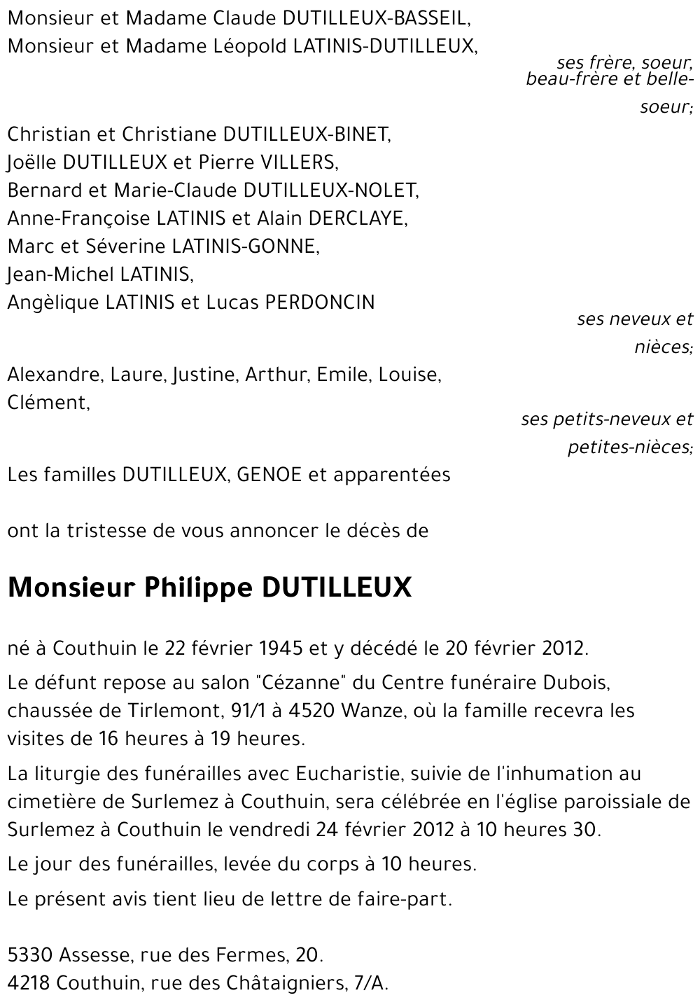 Philippe DUTILLEUX