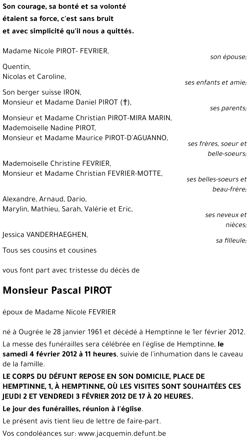 PIROT Pascal