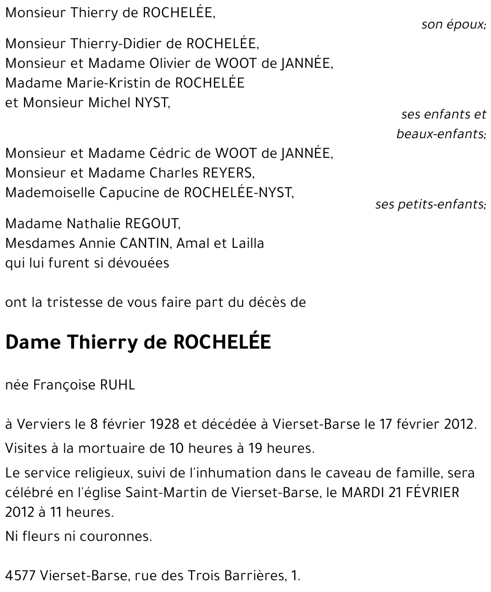 Thierry de ROCHELéE