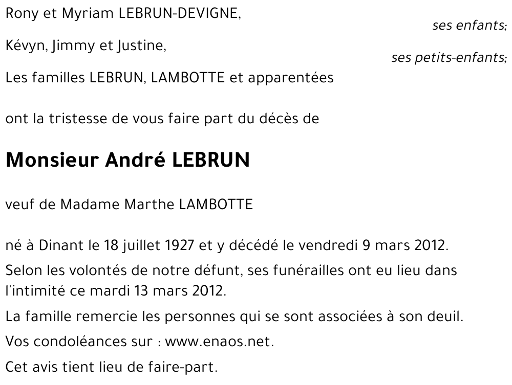 André LEBRUN