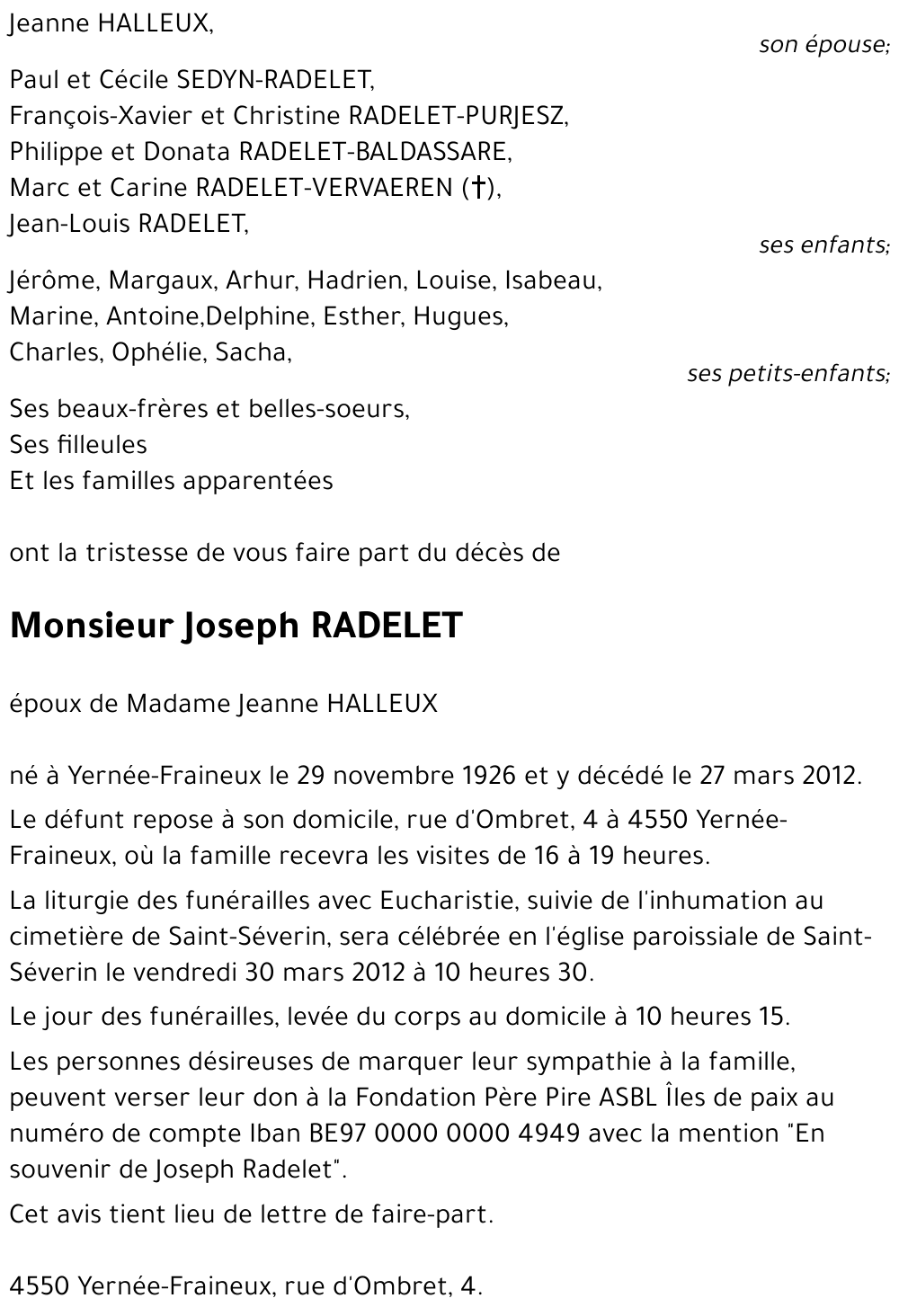 Auguste RADELET