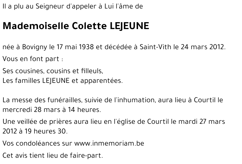 Colette Lejeune