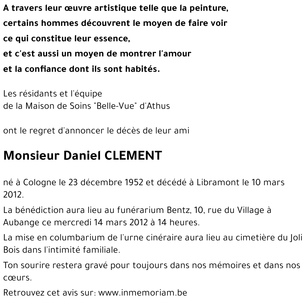 Daniel CLEMENT