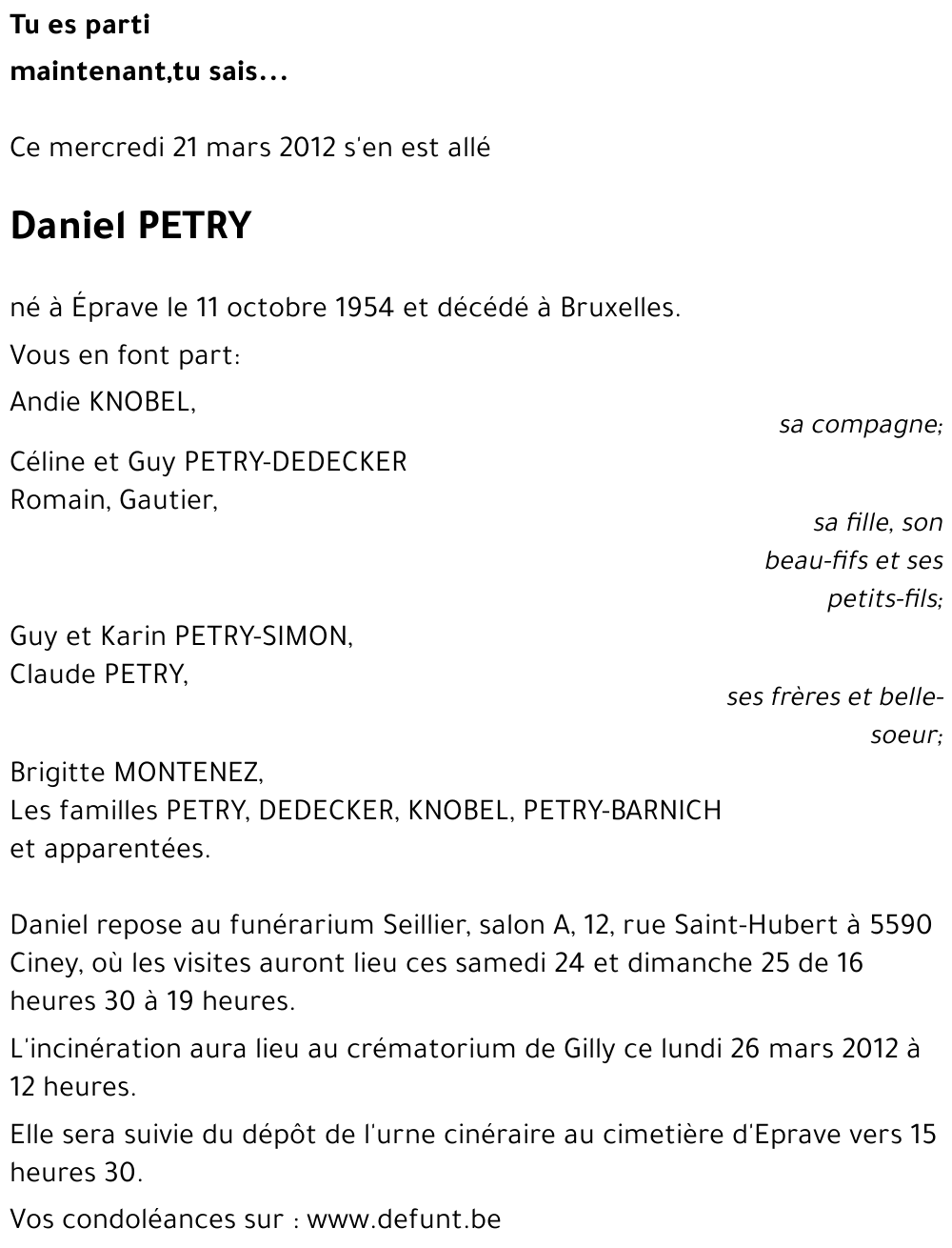 Daniel PETRY