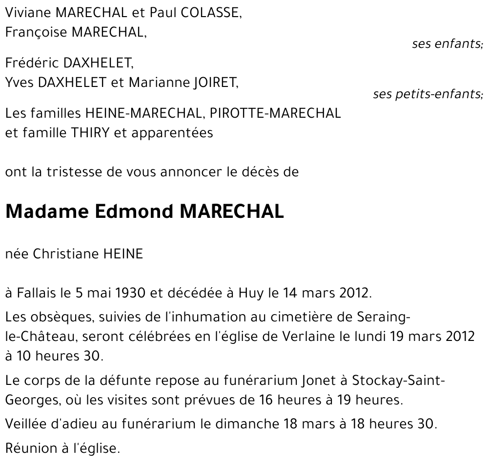 Edmond MARECHAL