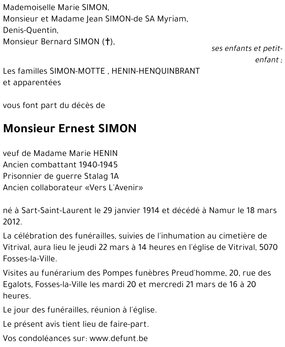 Ernest SIMON