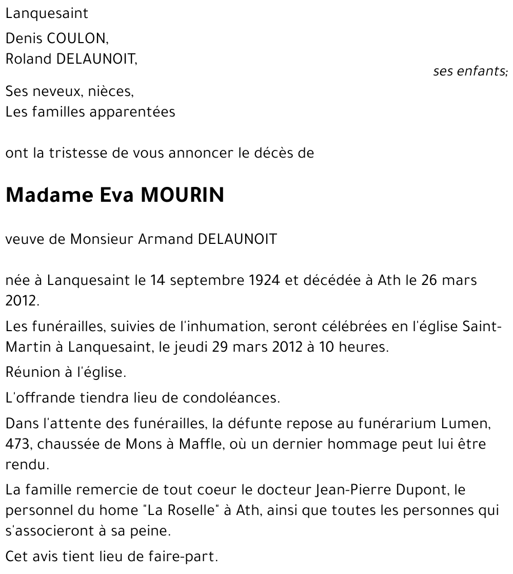 Eva Mourin