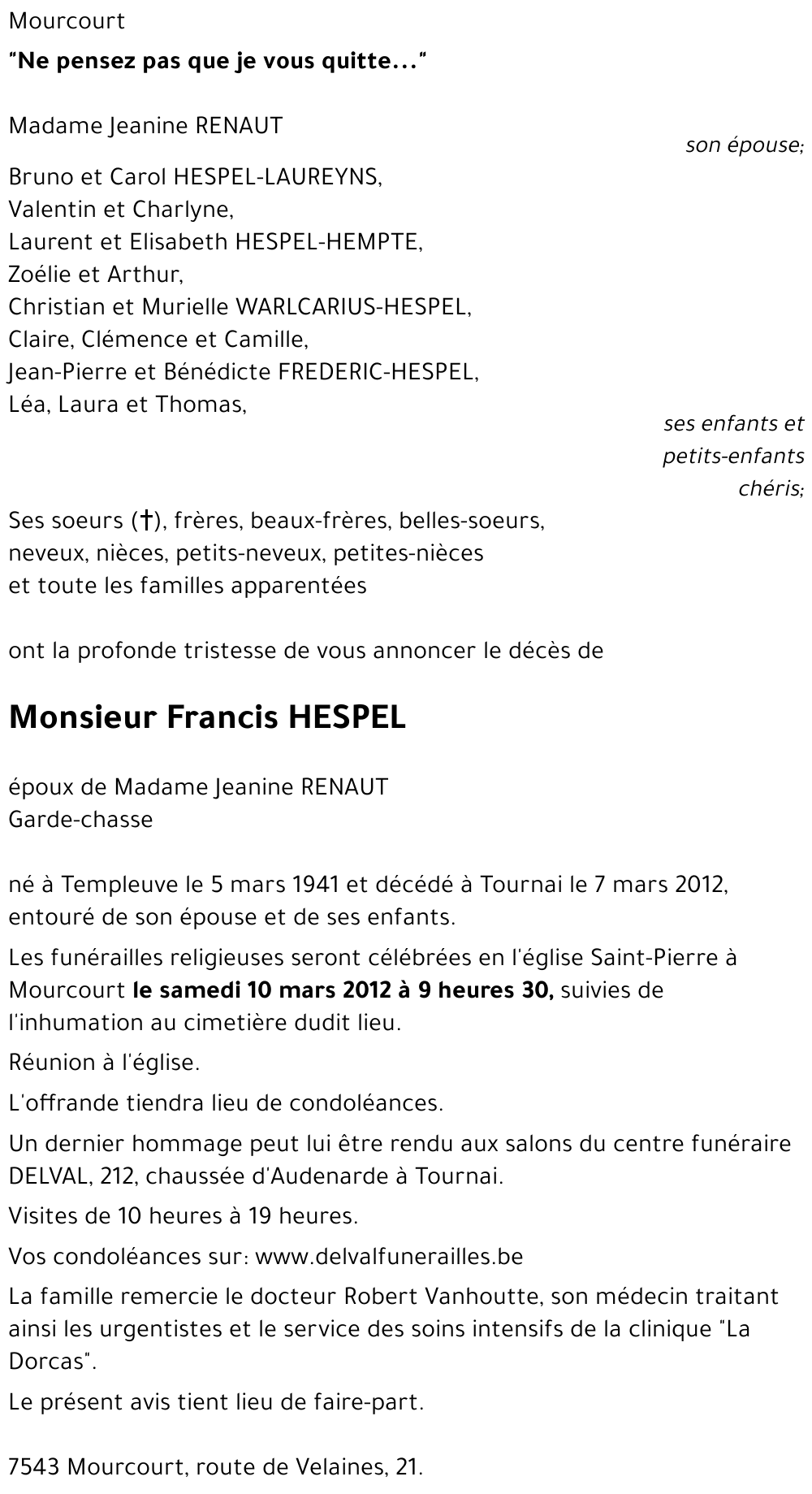 Francis HESPEL