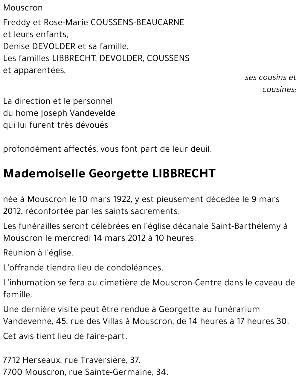 Georgette LIBBRECHT