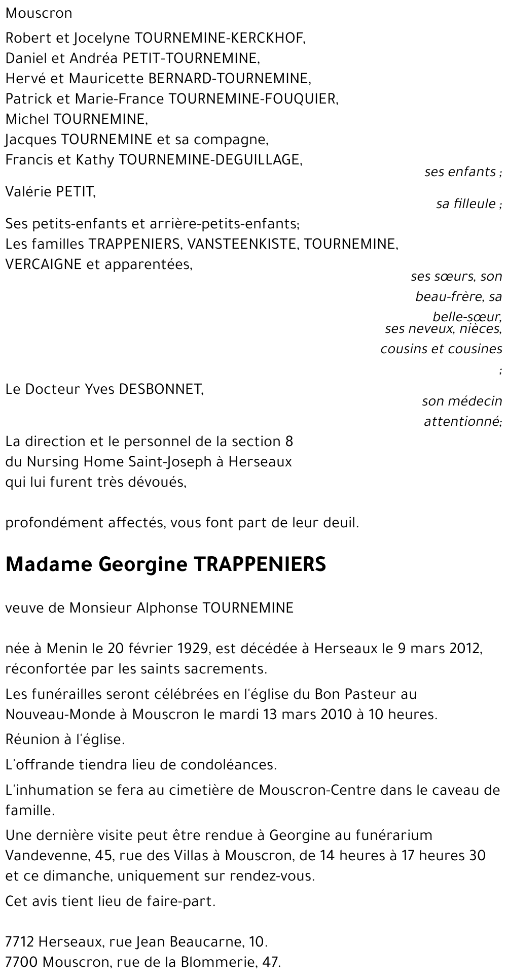 Georgine TRAPPENIERS