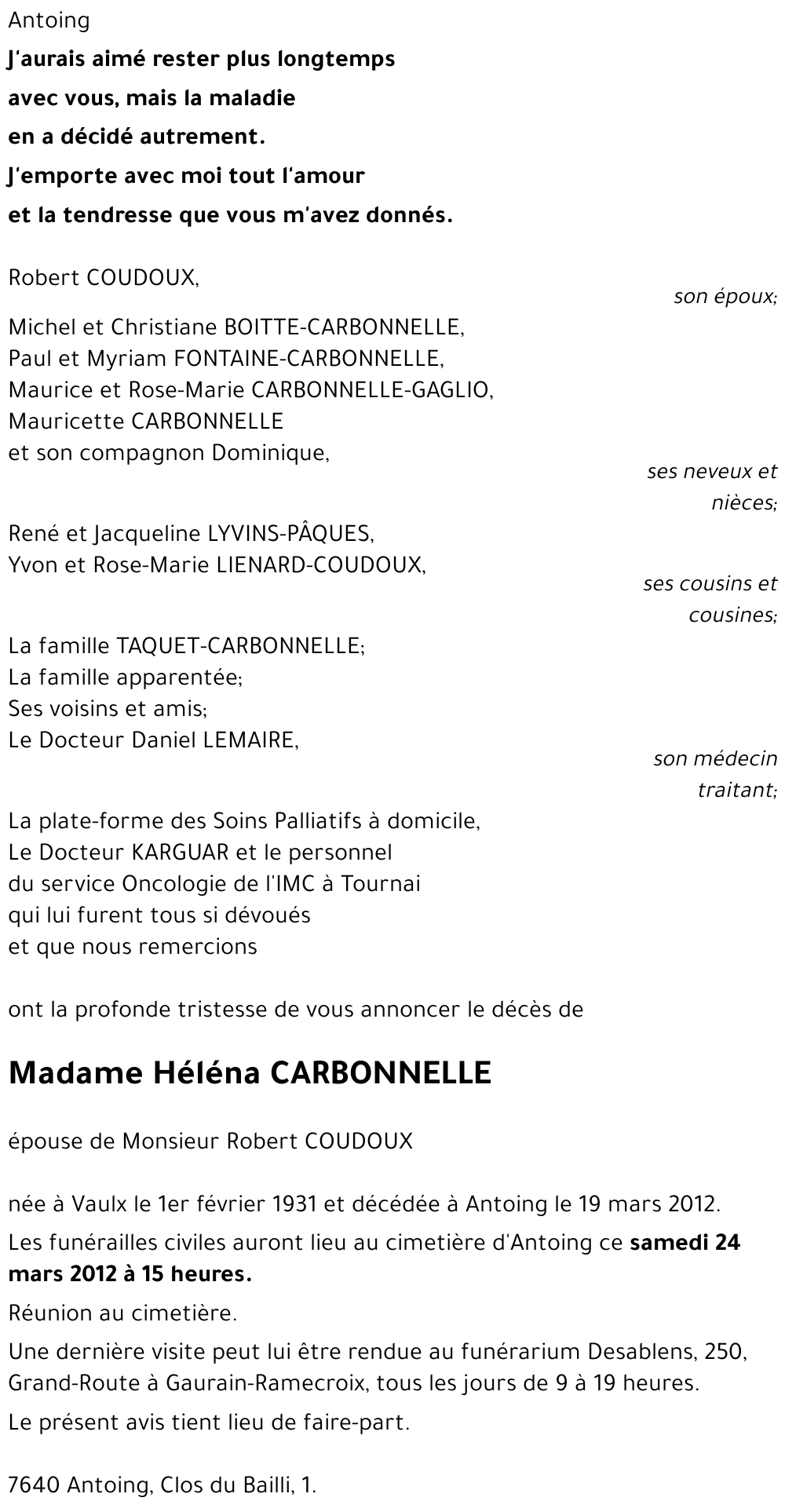 Héléna CARBONNELLE