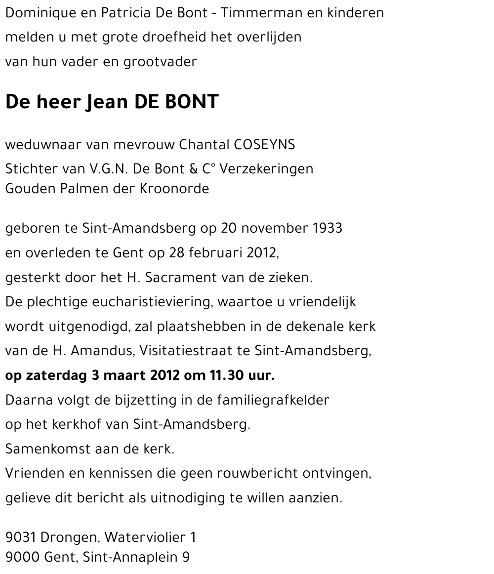 Jean DE BONT