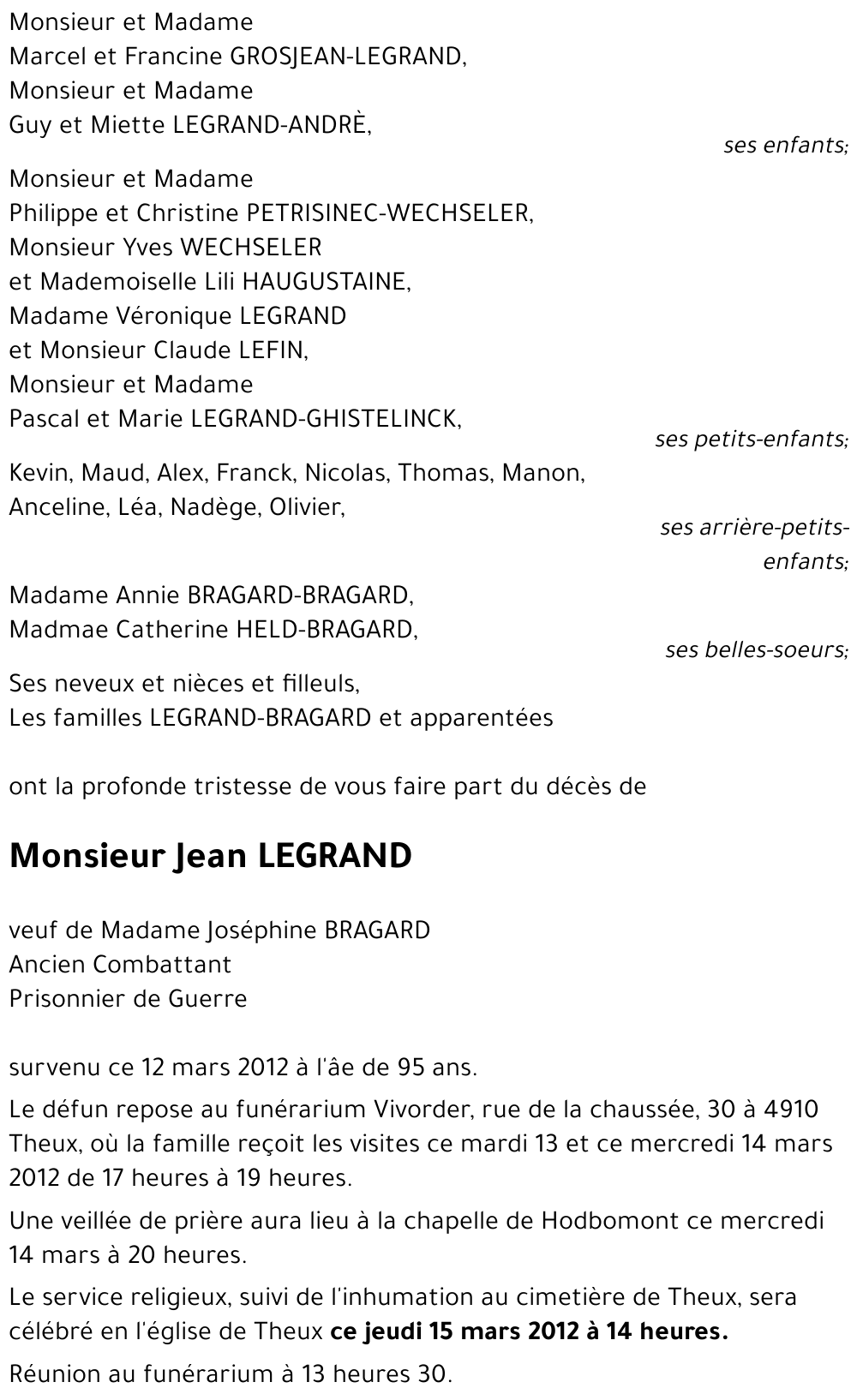 Jean LEGRAND