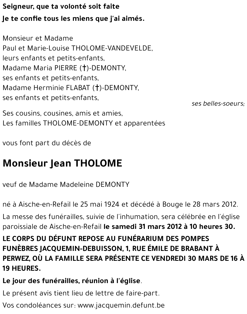Jean THOLOME