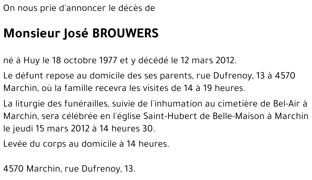 José BROUWERS