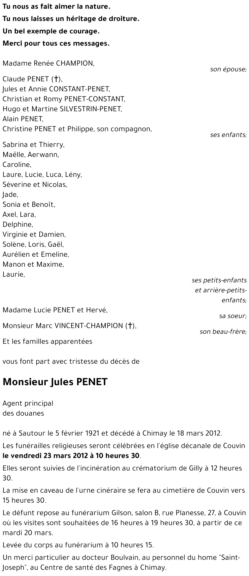 Jules PENET