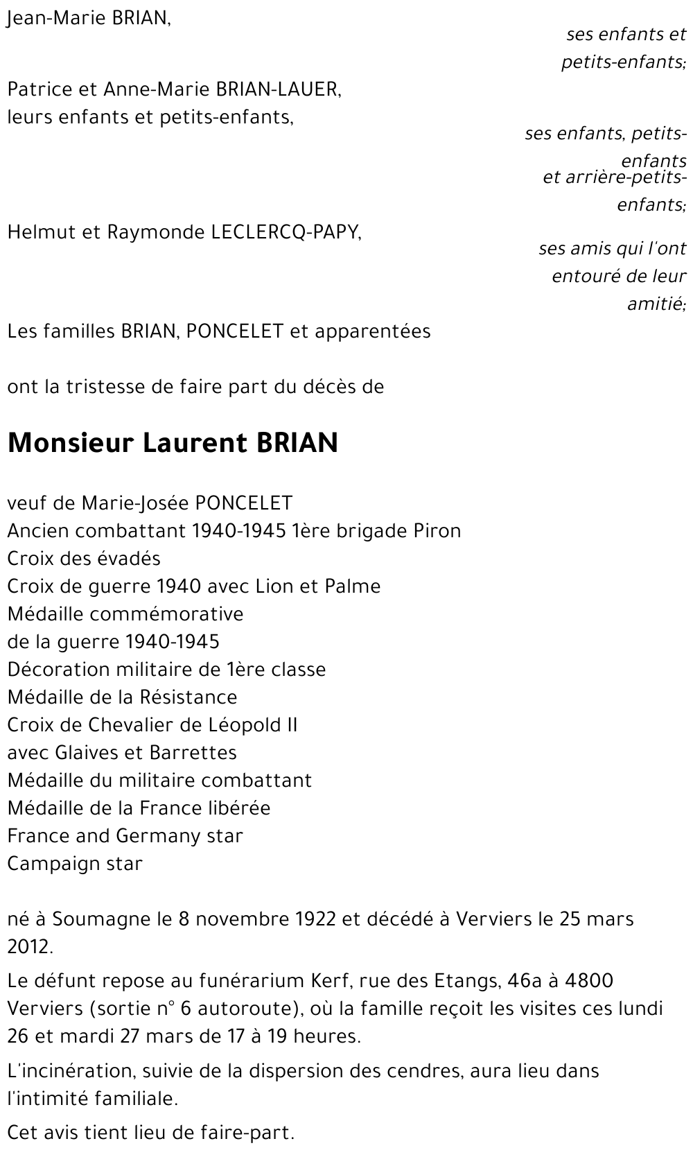 Laurent BRIAN