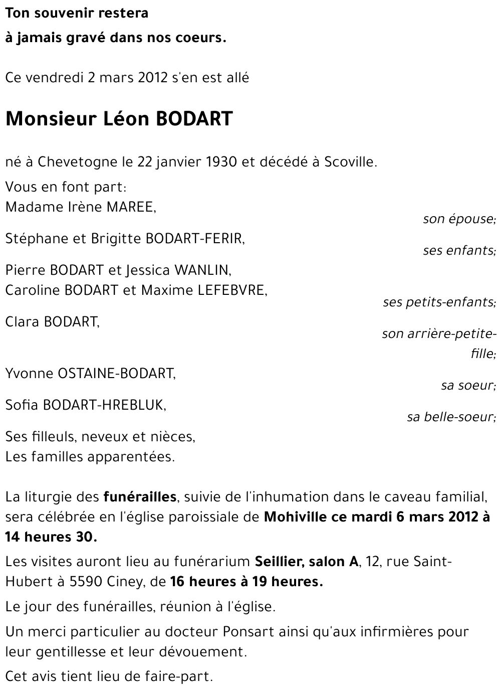 Léon BODART