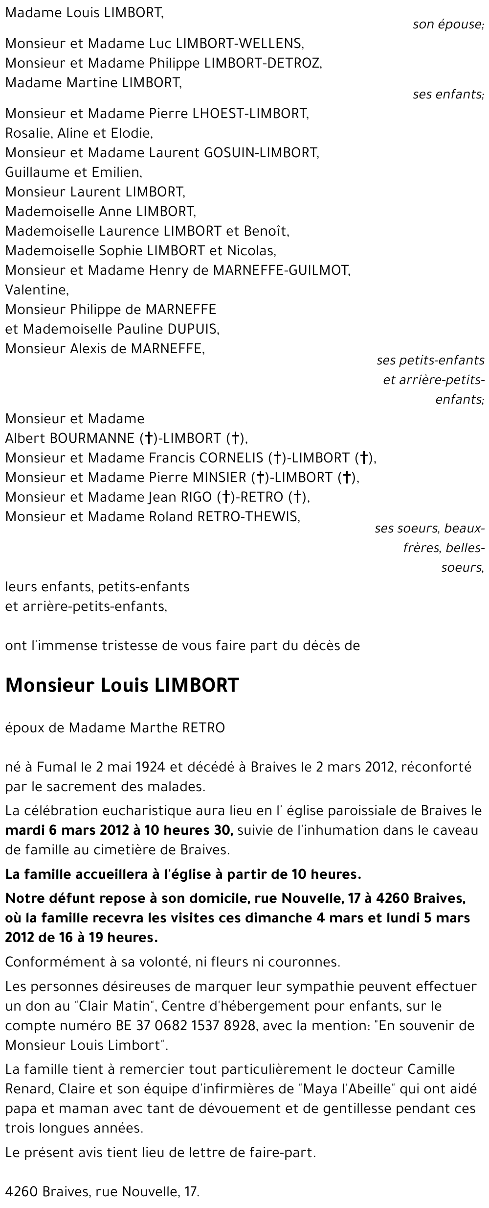 Louis LIMBORT