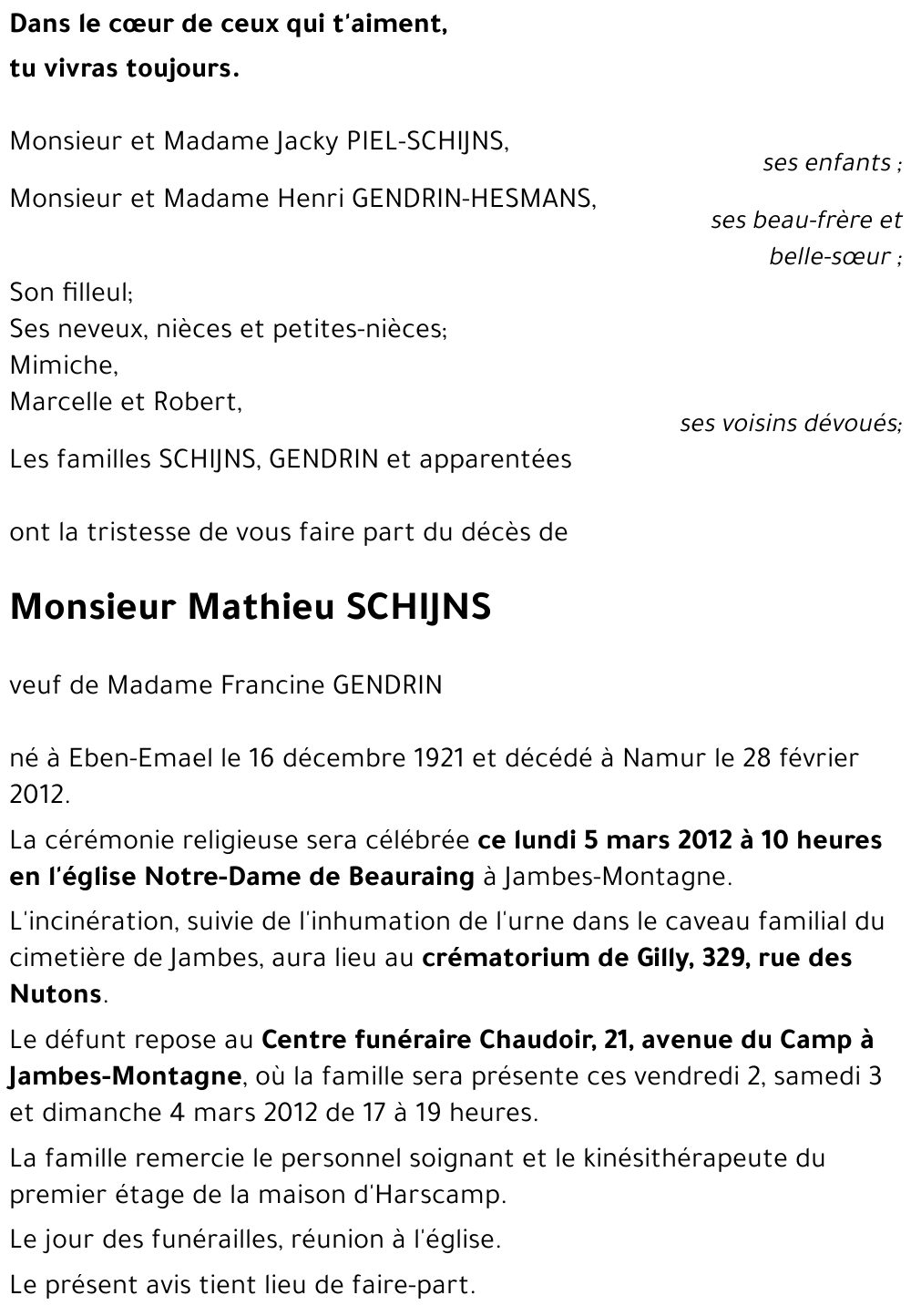 Mathieu SCHJINS