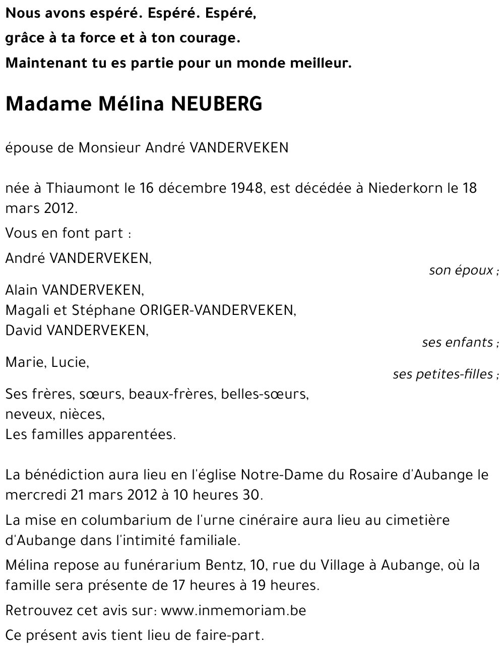 Mélina NEUBERG