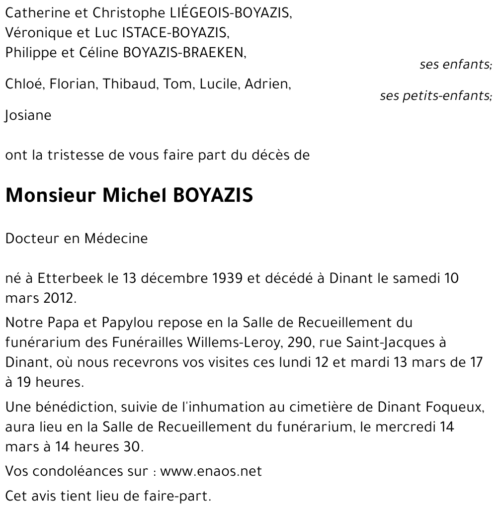 Michel BOYAZIS