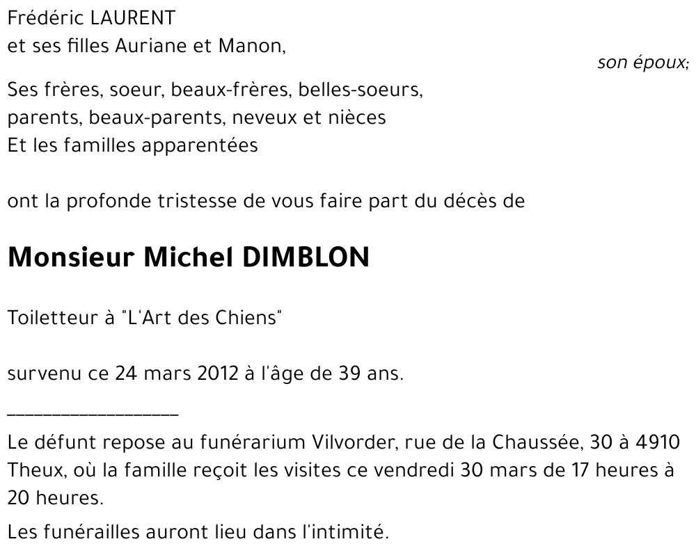 Michel DIMBLON