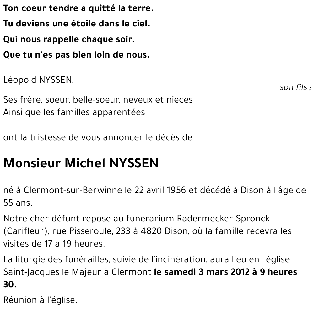 Michel NYSSEN