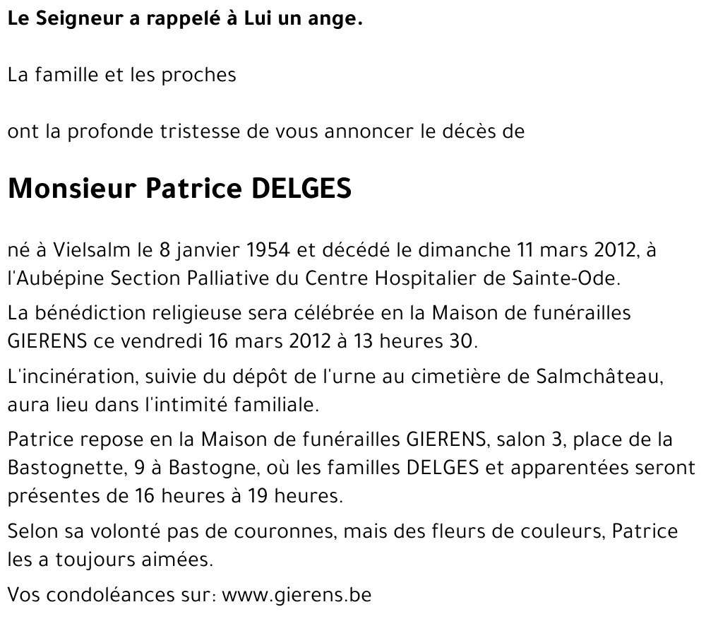 Patrice DELGES