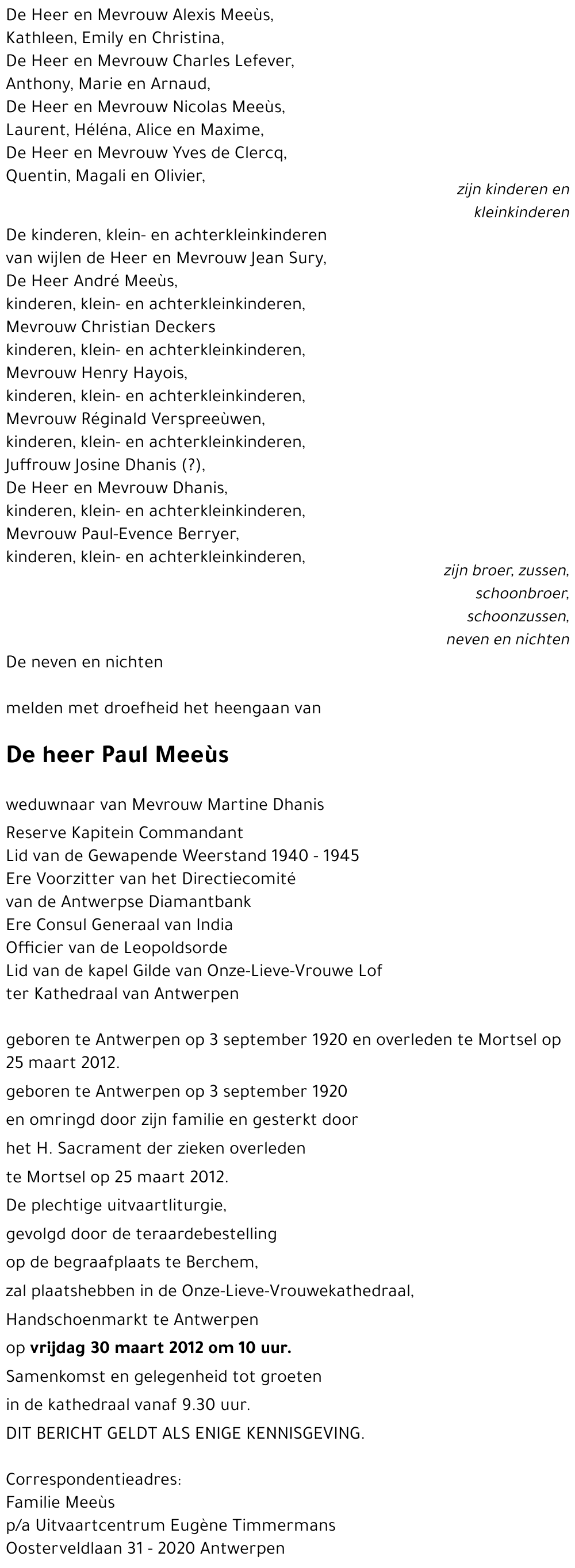 Paul MEEUS