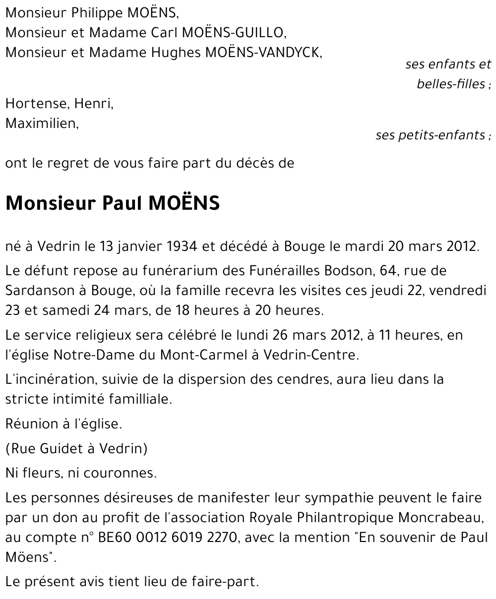 Paul MOËNS