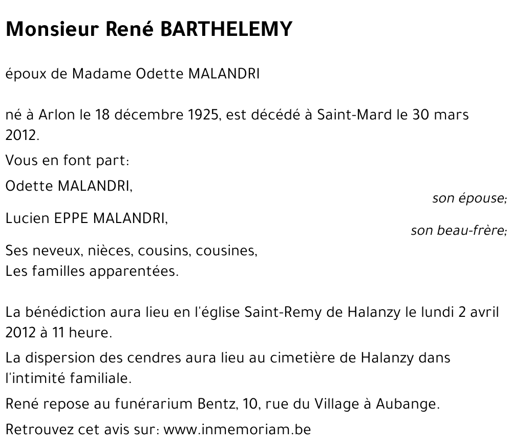 René BARTHELEMY