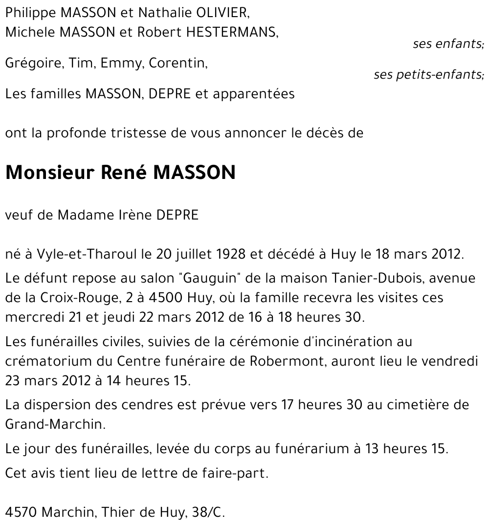 René MASSON