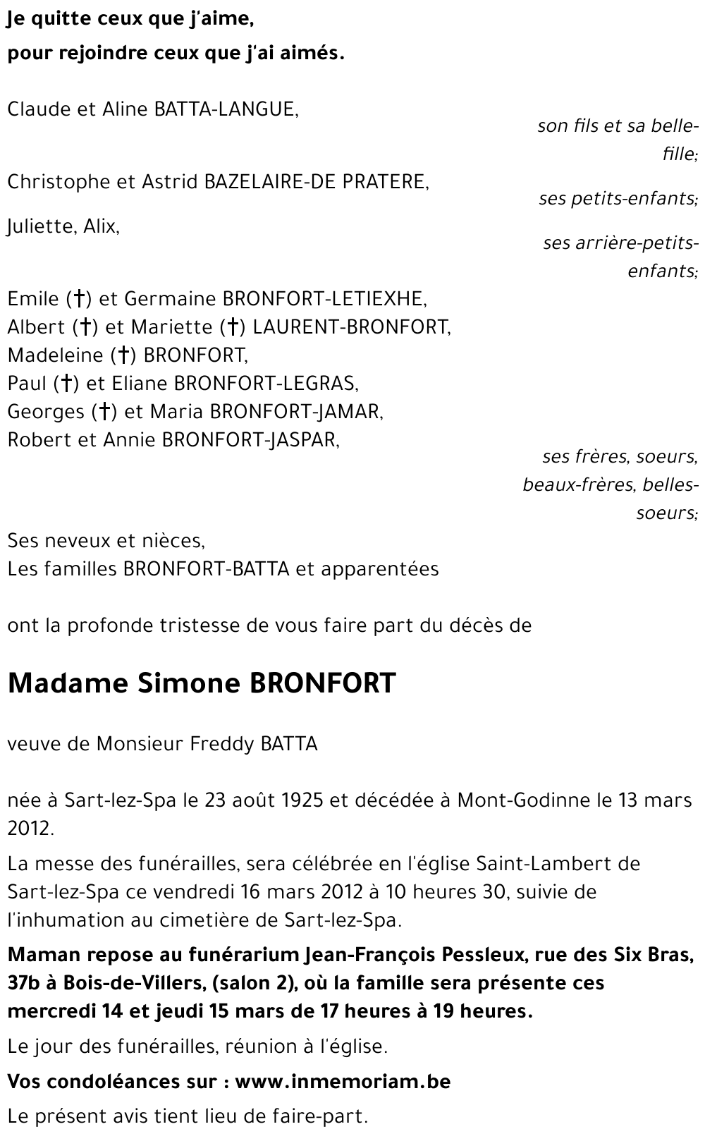 Simone BRONFORT