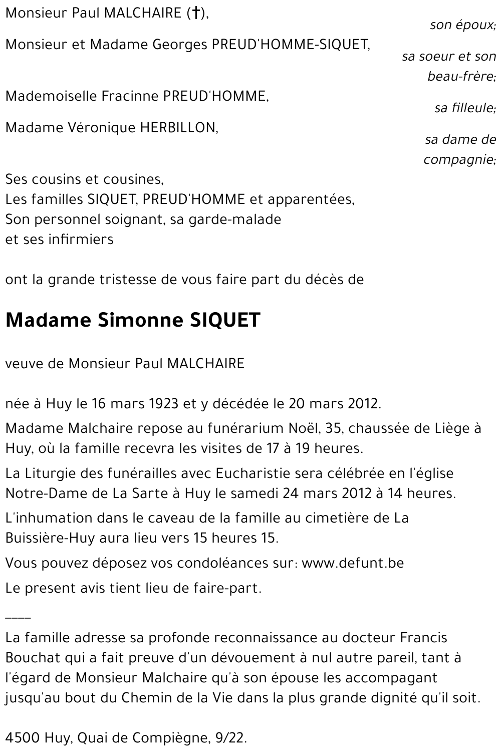 Simonne SIQUET