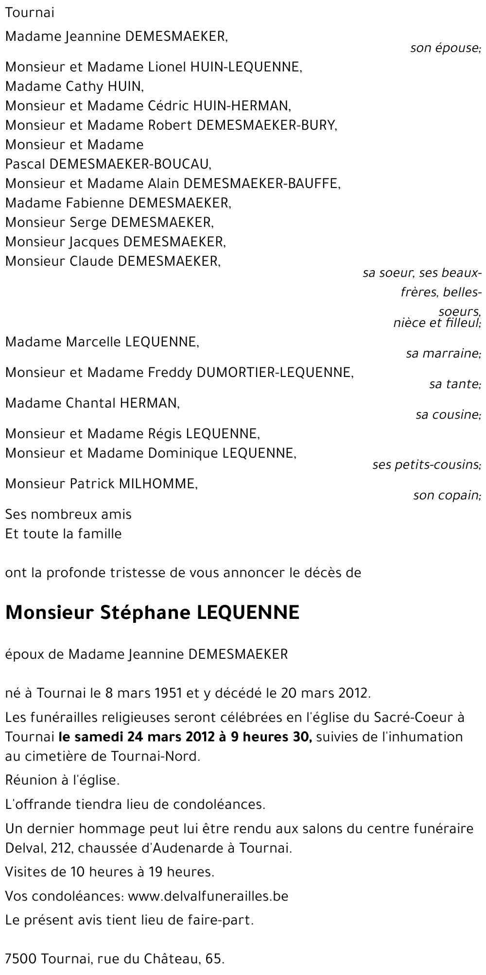 Stéphane LEQUENNE