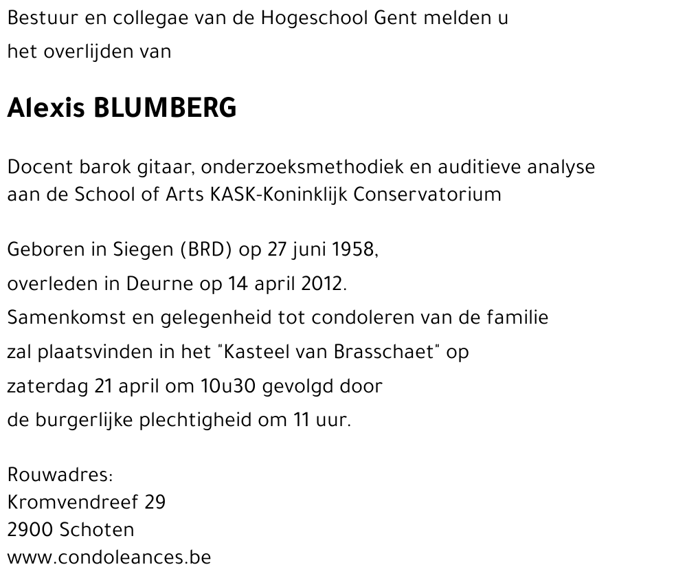 Alexis BLUMBERG