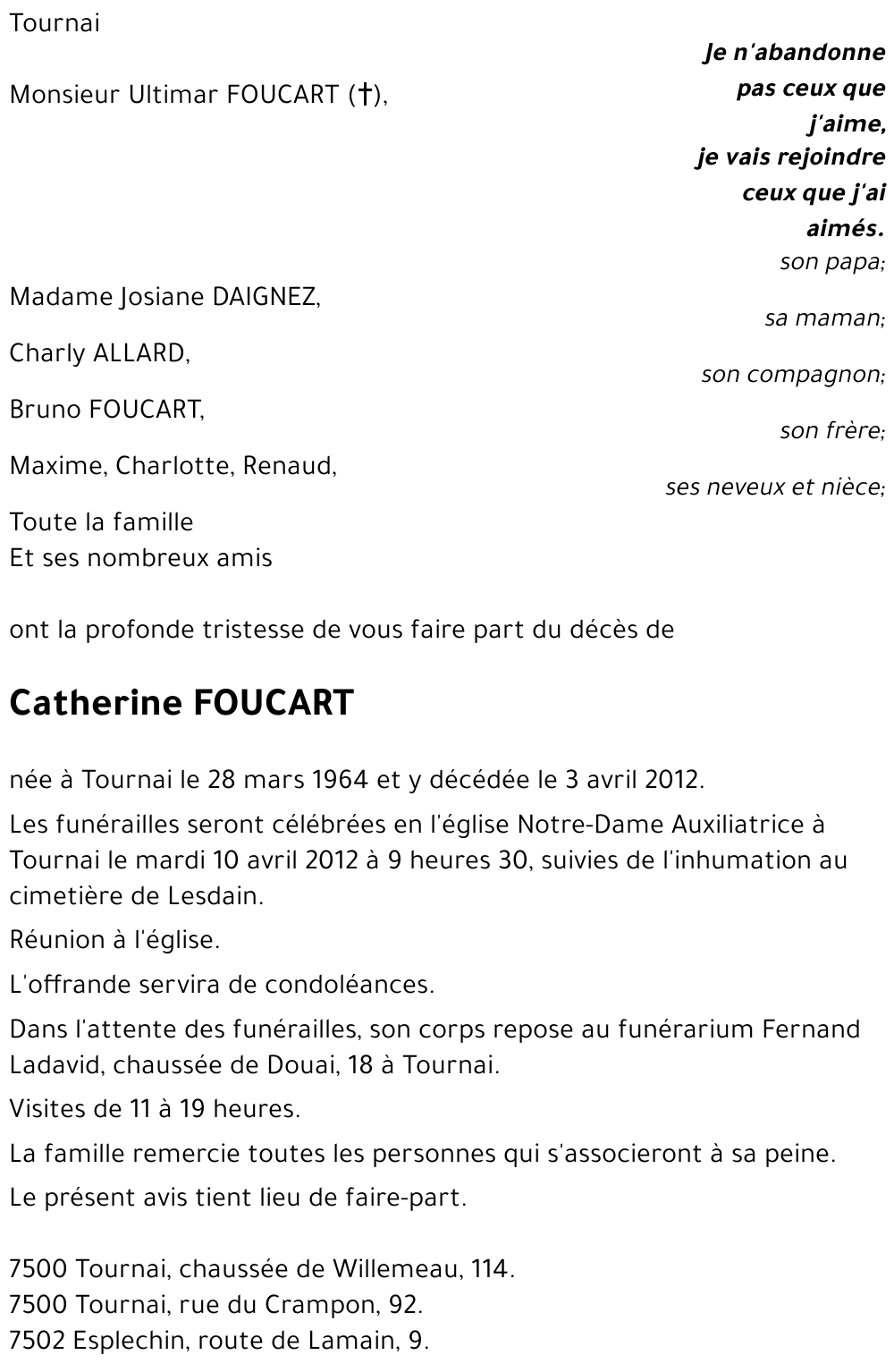 Catherine FOUCART