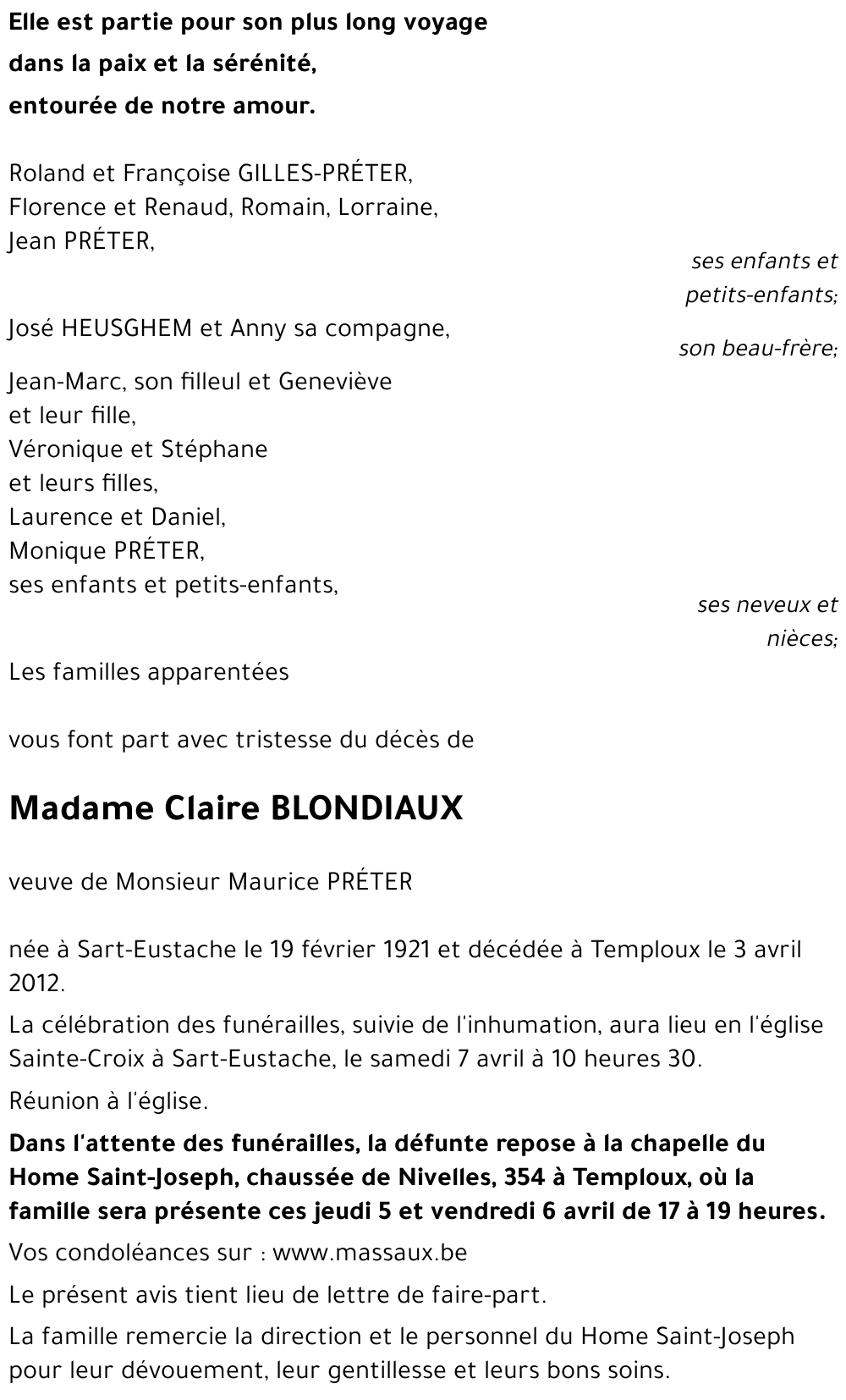 Claire BLONDIAUX