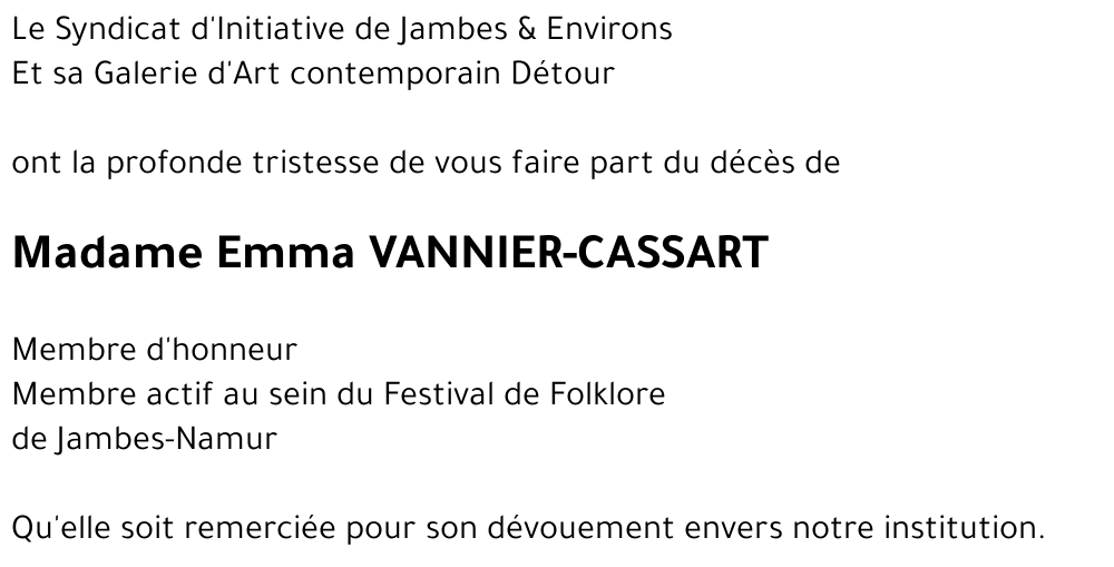 Emma VANNIER-CASSART