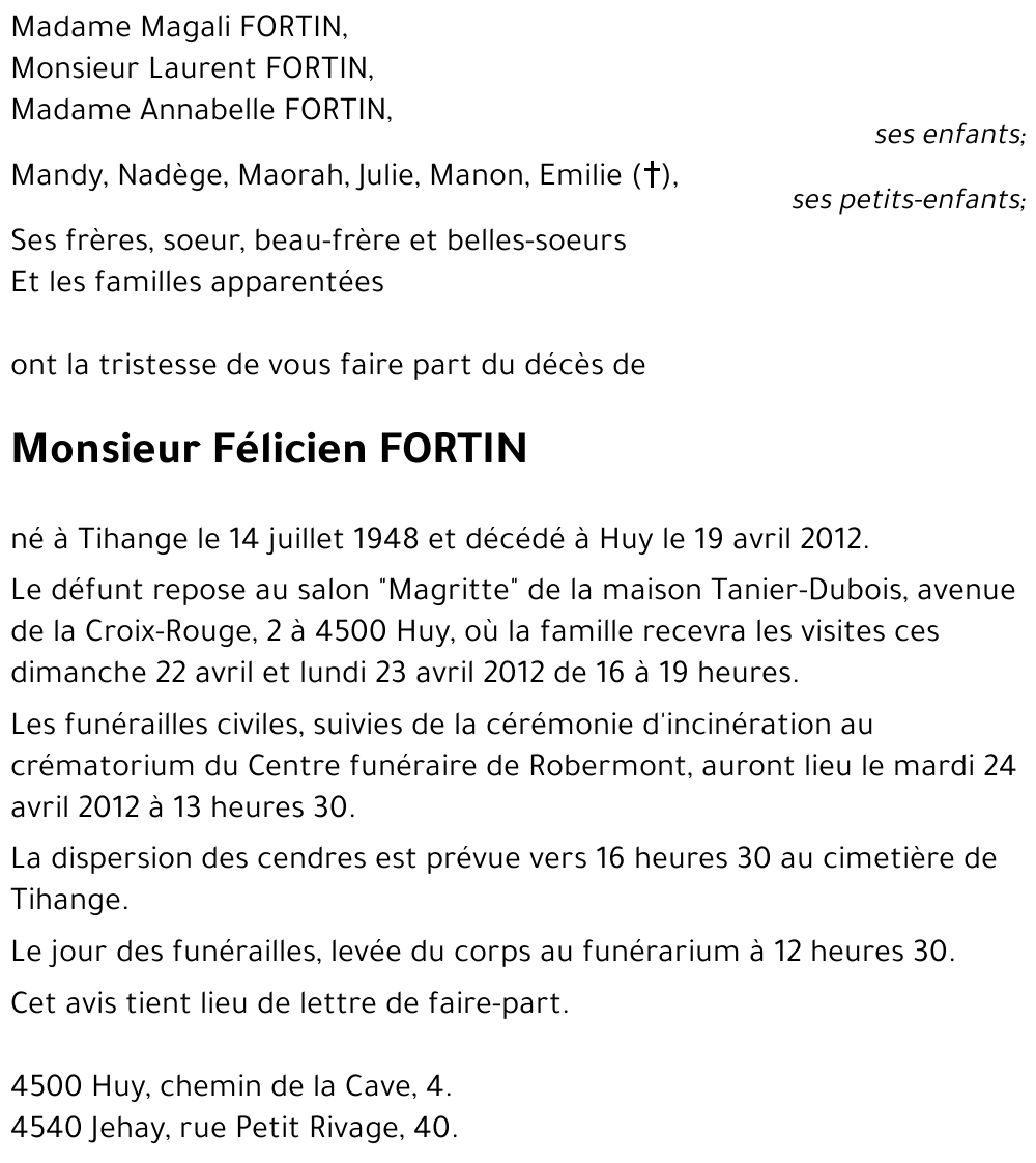 Félicien FORTIN