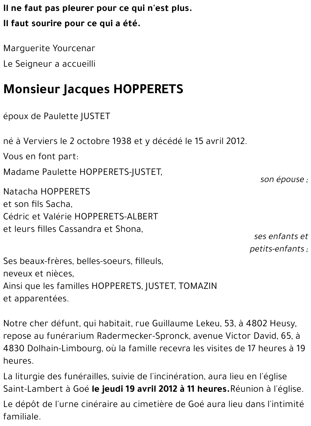 Jacques HOPPERETS