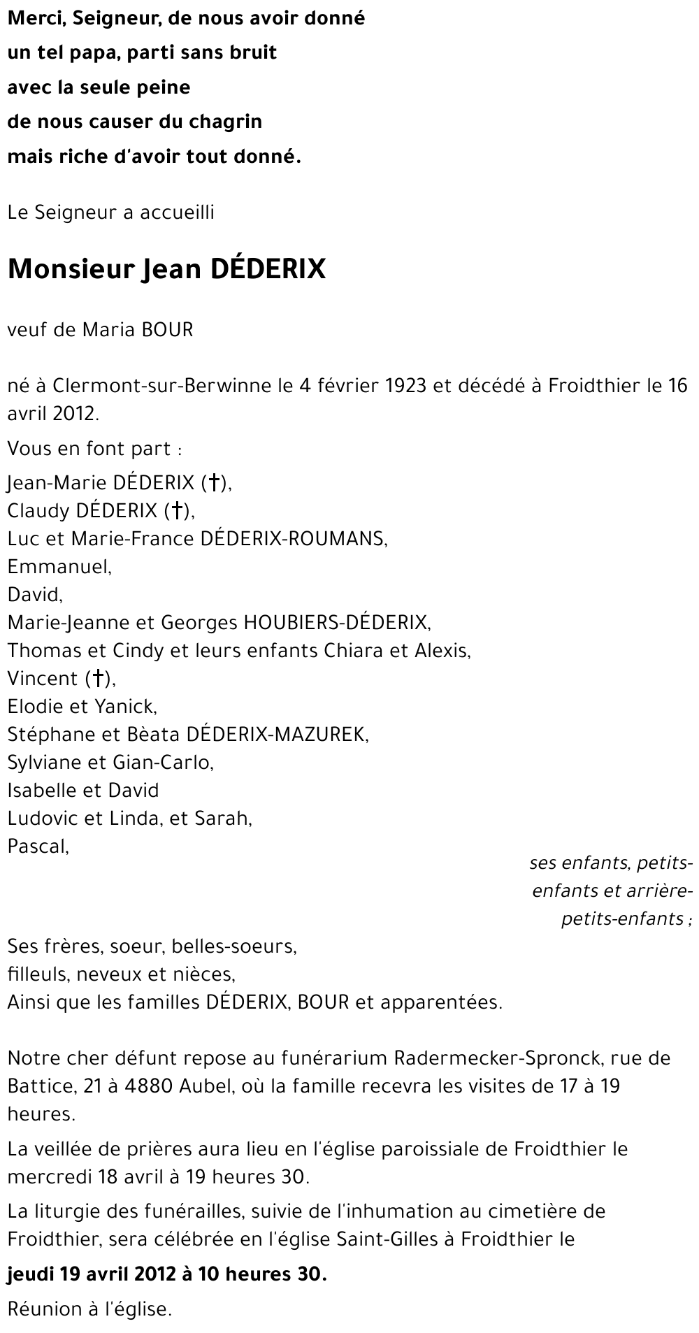 Jean DEDERIX