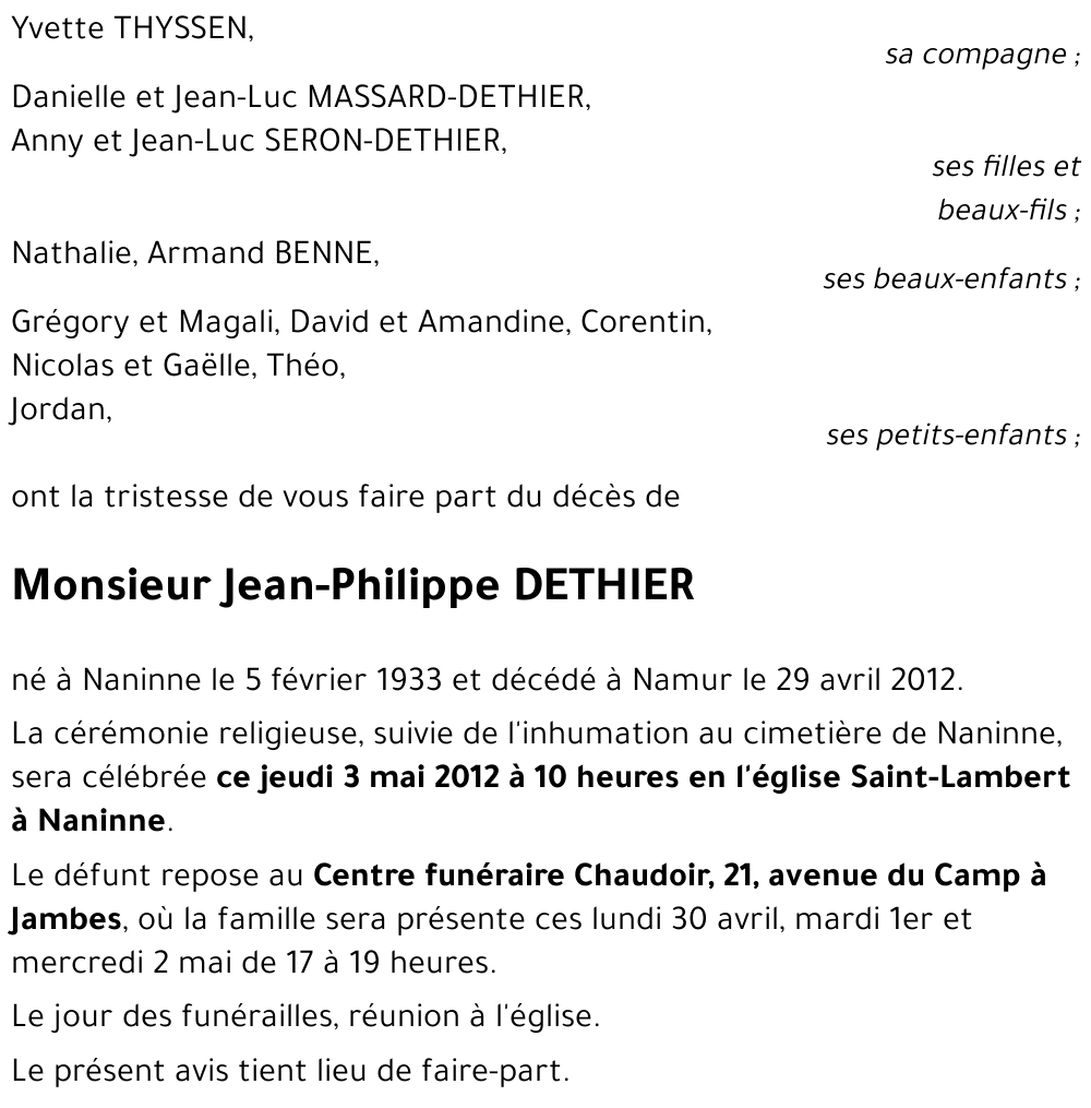 Jean-Philippe DETHIER