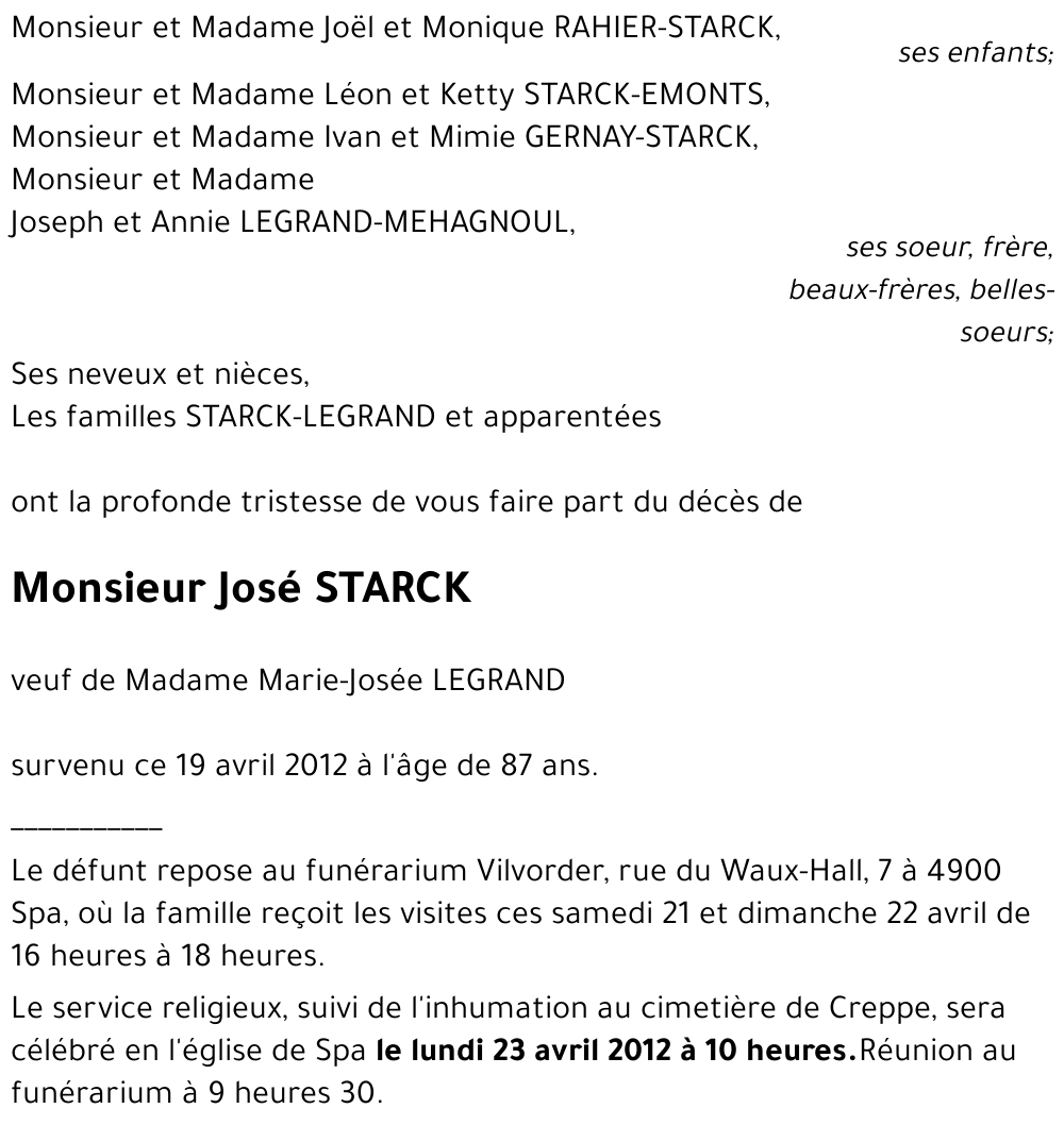 José STARCK