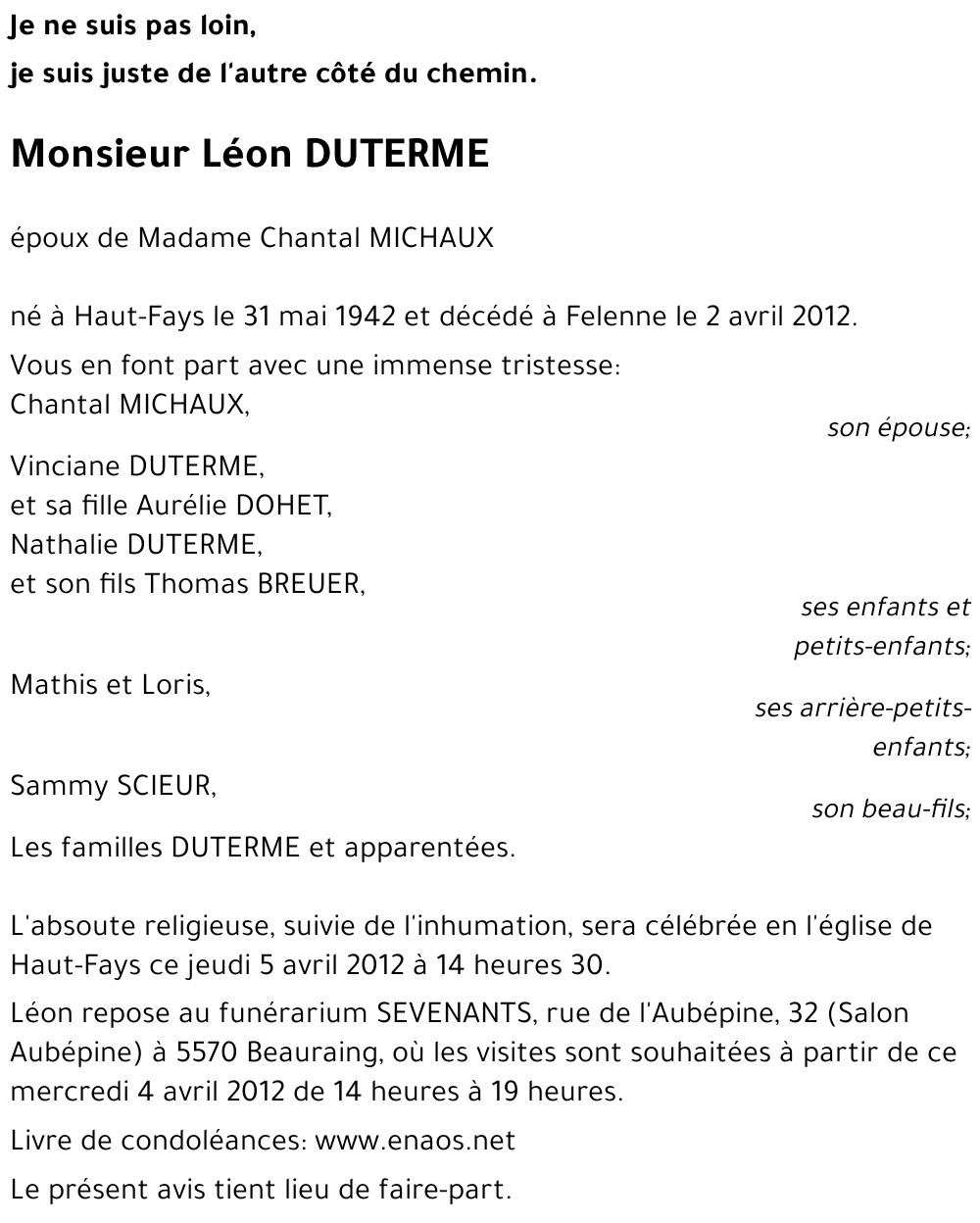 Léon DUTERME