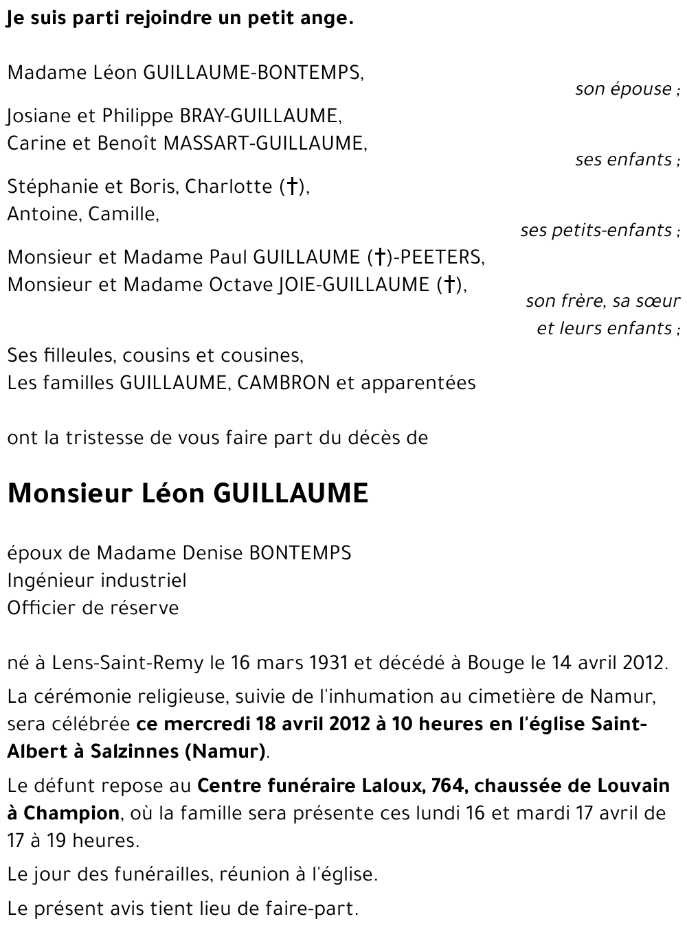 Léon GUILLAUME