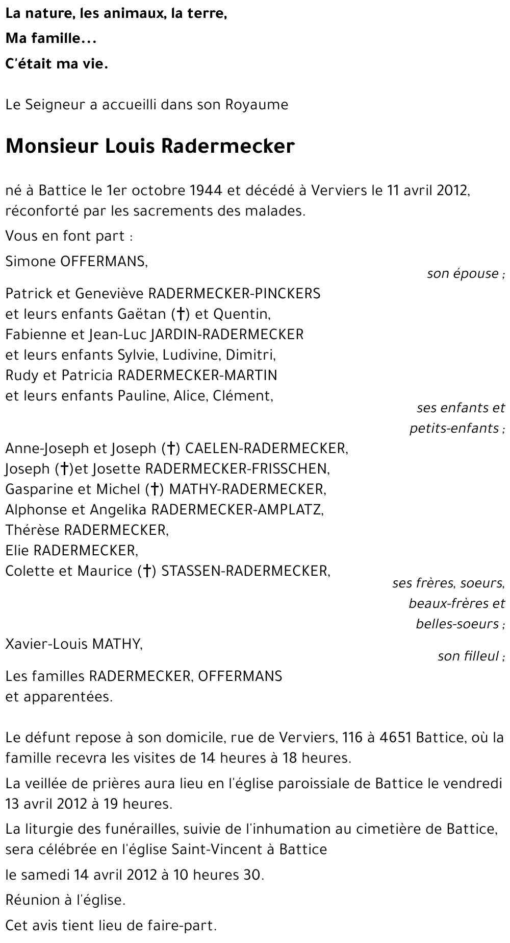 Louis Radermecker